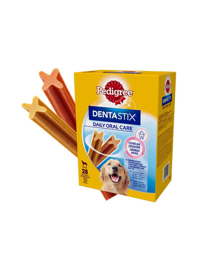 PEDIGREE DentaStix (duże rasy) przysmak dentystyczny dla psów 28 szt. - 4x270g