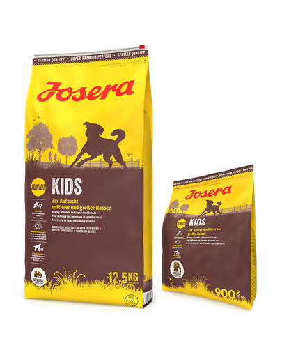 JOSERA Kids 12,5kg dla młodych psów ras średnich i dużych + 900g GRATIS