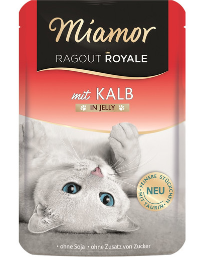 Ragout Royale in Jelly Veal saszetka w galaretce cielęcina dla kotów 100 g