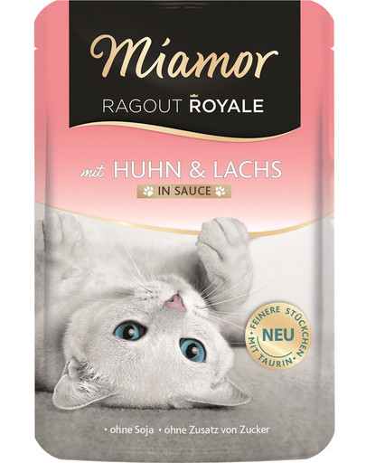 MIAMOR Ragout Royale saszetka  w sosie 100 g dla dorosłych kotów