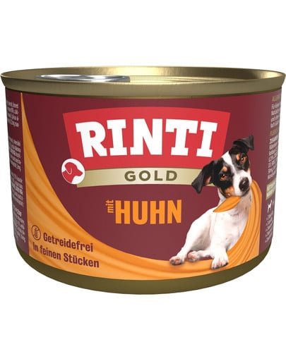 RINTI Gold Mini puszka 185 g dla psów ras małych