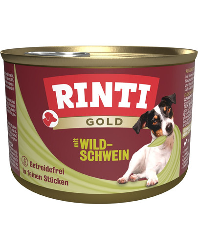 RINTI Gold Mini puszka 185 g dla psów ras małych