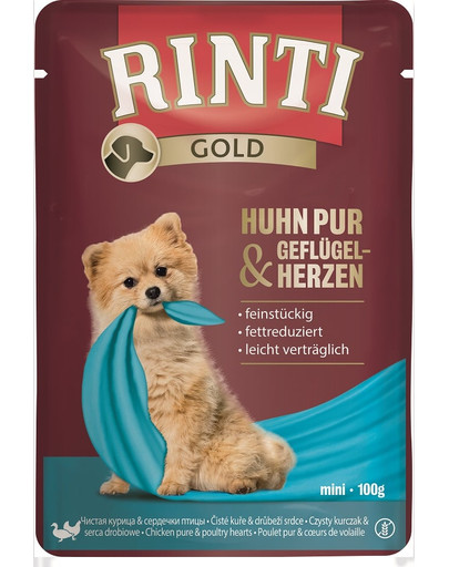 RINTI Gold Pure Mini saszetka 100 g dla psów ras małych