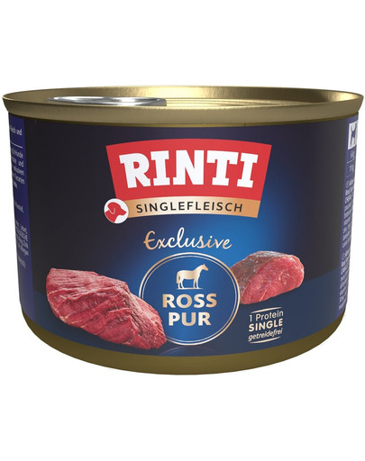 RINTI Singlefleisch Exclusive 185 g monobiałkowa karma dla psów