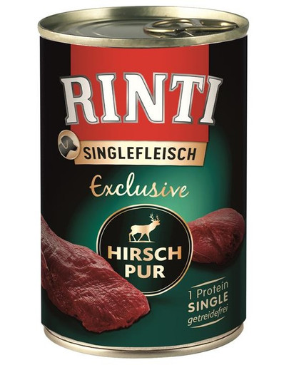 RINTI Singlefleisch Exclusive 400 g monobiałkowa karma dla psów