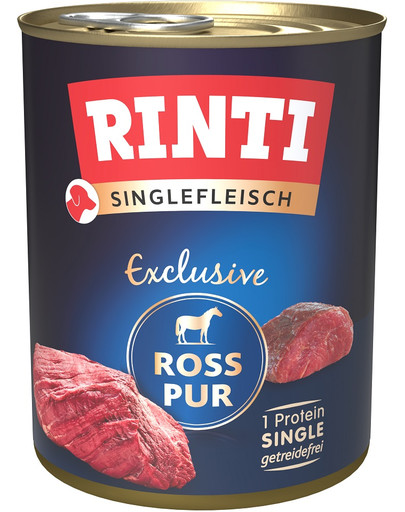 RINTI Singlefleisch Exclusive 800 g monobiałkowa karma dla psów
