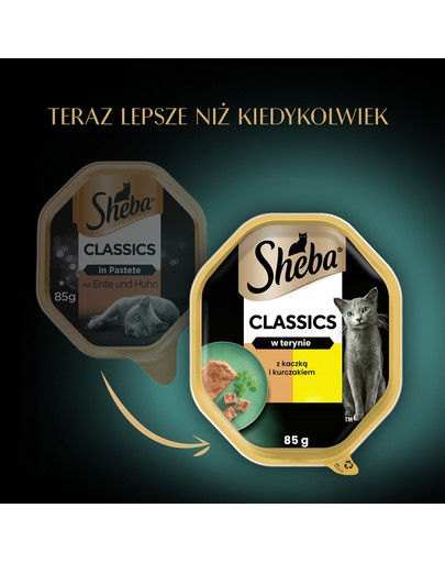 SHEBA Classics tacka 85 g w terynie z kaczką i kurczakiem