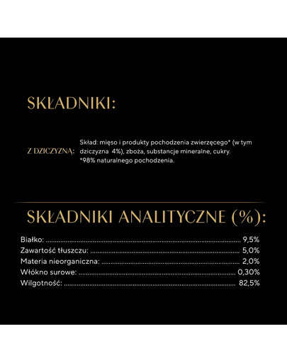 SHEBA Classics tacka 85 g w terynie z dziczyzną