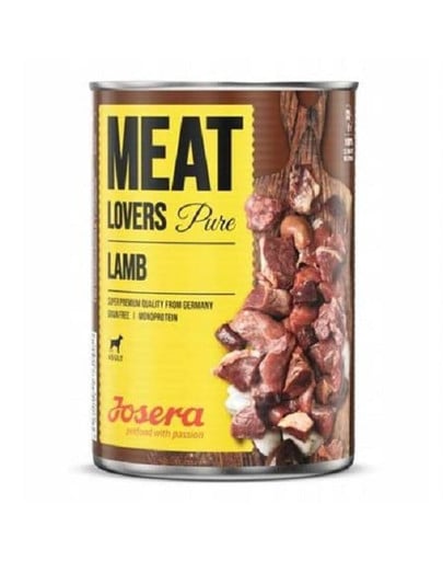 JOSERA Meatlovers Pure 400 g monobiałkowa karma mokra dla psów