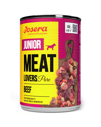 Meat Lovers Junior Pure Wołowina dla szczeniąt 400g