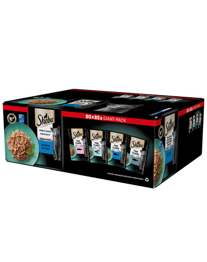 Delicacy Rybne smaki saszetki w galaretce 80 x 85g łosoś, biała ryba, tuńczyk i dorsz
