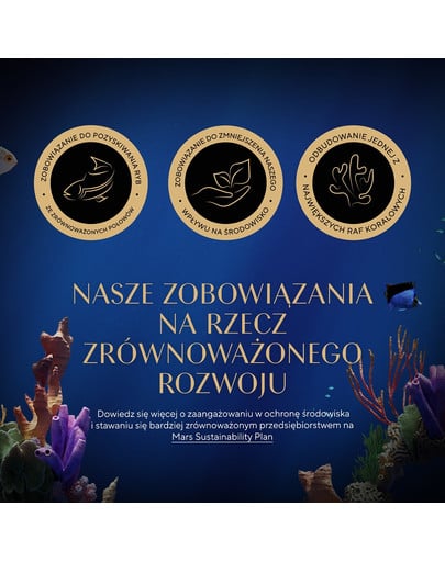 SHEBA  Nature’s Collection Rybne Smaki mokra karma pełnoporcjowa dla dorosłych kotów w sosie tuńczykiem i olejem lnianym saszetka 4x85 g