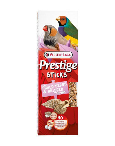 Prestige Sticks 2 kolby z nasionami roślin dzikich i posypką anyżową dla wróblowatych 60g