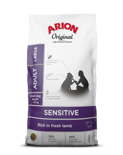 Original Sensitive Adult Large Lamb Rice 12 kg