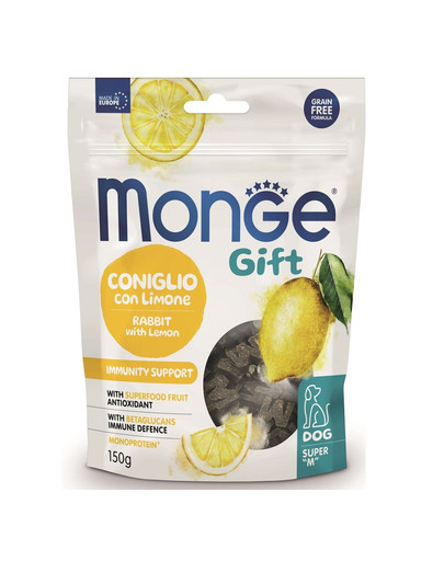 Monge Gift Super M Dog Adult Królik z cytryną 150 g