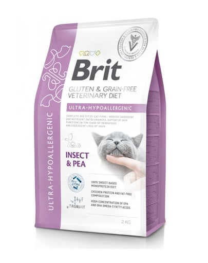 Veterinary Diet Cat Gluten Grain free Ultra-Hypoallergenic 2 kg