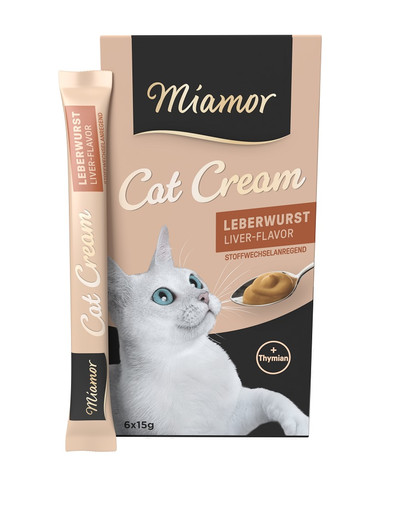 MIAMOR Cat Cream krem z wątróbki 6 x 15 ml