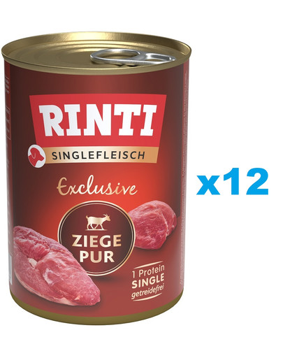 RINTI Singlefleisch Exclusive 12x400 g monobiałkowa karma dla psów