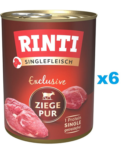 RINTI Singlefleisch Exclusive 6x800 g monobiałkowa karma dla psów