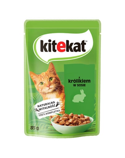 KITEKAT Saszetki w sosie 85 g dla dorosłych kotów