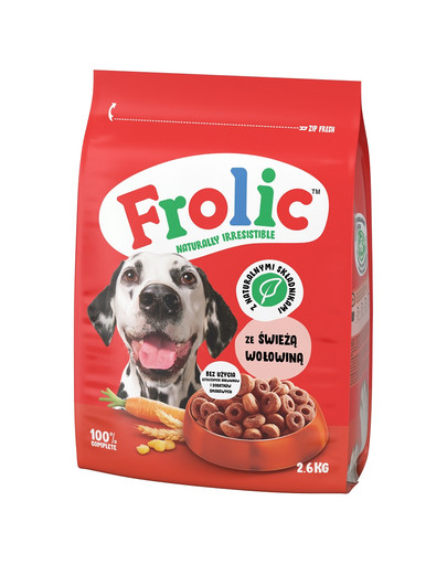 Naturally Irresistible 2,6 kg półwilgotna karma dla psów ze świeżą wołowiną