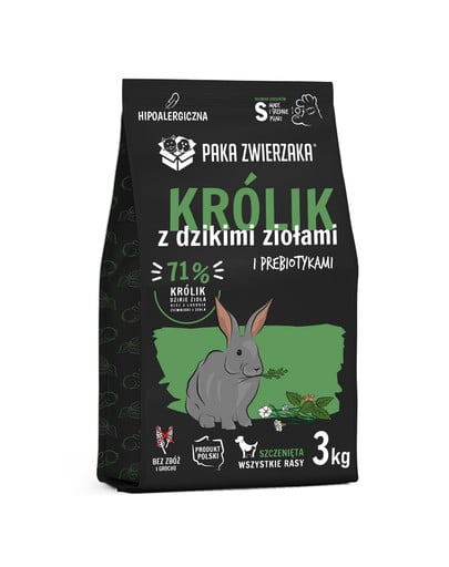 Seventh Heaven Karma sucha Królik z dzikimi ziołami dla szczeniąt S 3kg