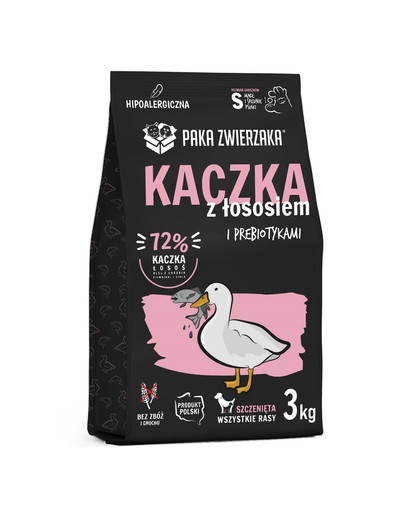 Seventh Heaven Karma sucha Kaczka z łososiem dla szczeniąt S 3kg