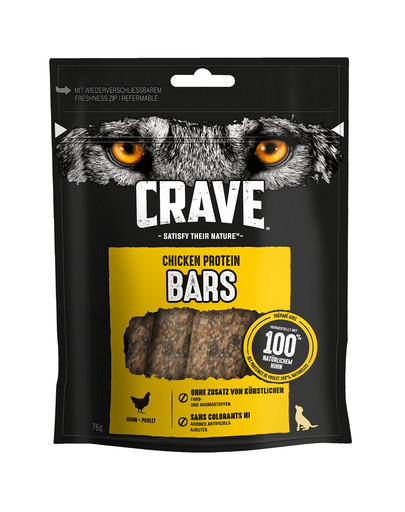 Protein Bars Kurczak 76g przysmak proteinowy dla dorosłych psów