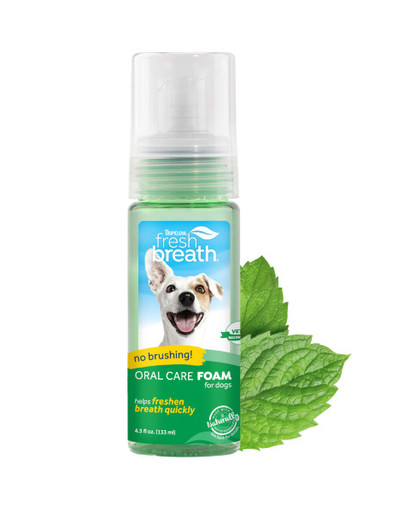 Fresh Breath Mint Oral Care Foam Dog 133ml pianka do higieny jamy ustnej dla psa