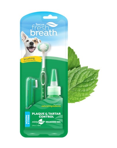 Fresh Breath Oral Care Small Dog Kit 59ml zestaw do czyszczenia zębów dla małych i średnich psów