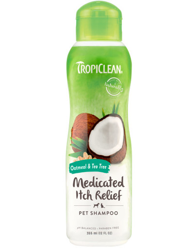 Oatmeal Tea Tree Medicated Itch Relief Shampoo 355ml szampon łagodzący swędzącą skórę dla psa i kota