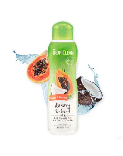 Papaya Coconut Shampoo and Conditioner 355ml szampon i odżywka dla psa i kota