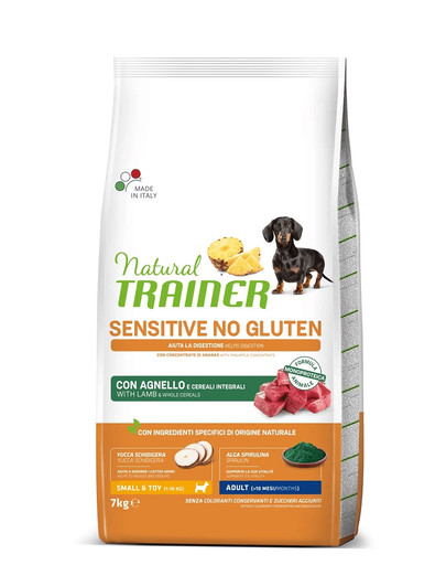 Natural Sensitive No Gluten Small Toy Adult z jagnięciną 7kg