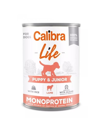 CALIBRA Dog Life Puppy&Junior 400 g dla szczeniąt