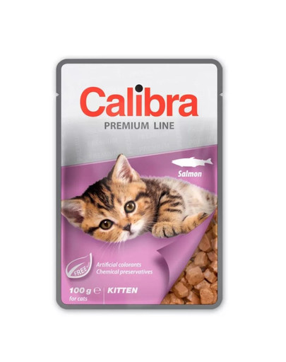 CALIBRA Cat Premium Line Kitten 100 g saszetki dla kociąt