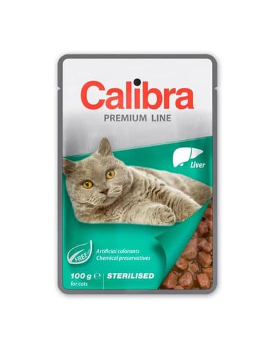 CALIBRA Cat Premium Line Sterilised 100 g dla sterylizowanych kotów