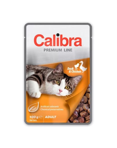 CALIBRA Cat Premium Line Adult 100 g saszetki dla kotów