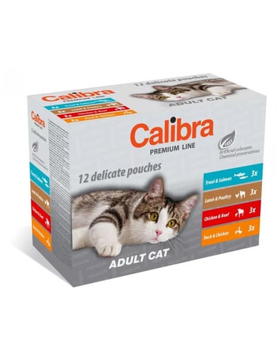 CALIBRA Cat Premium Line Adult 100 g saszetki dla kotów