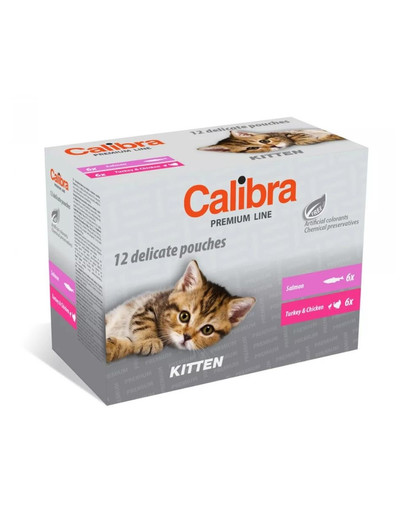 CALIBRA Cat Premium Line Kitten 100 g saszetki dla kociąt