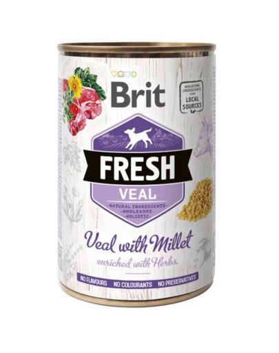 BRIT FRESH puszka 400 g dla psów