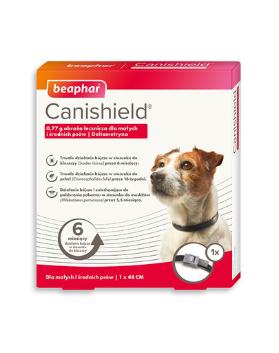 Canishield S/M 48cm obroża dla psa z deltametryną