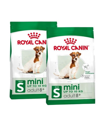 ROYAL CANIN Mini Adult 8+ 16 kg (2 x 8 kg) karma sucha dla psów starszych od 8 do 12 roku życia, ras małych