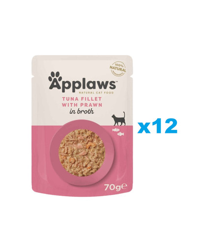 APPLAWS Cat Adult Pouch in Broth saszetka w bulionie 12x70 g dla dorosłych kotów