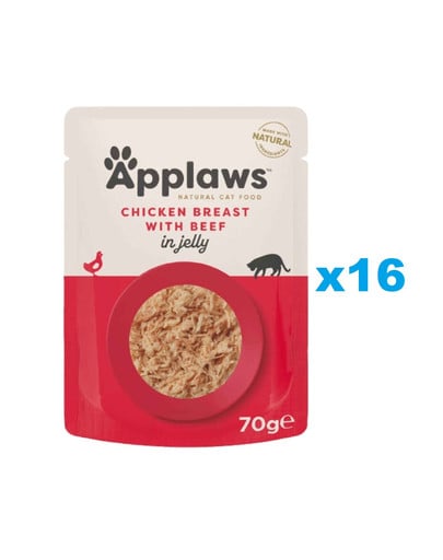 APPLAWS Cat Adult Pouch in Jelly saszetka w galaretce 16x70 g dla dorosłych kotów