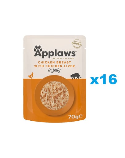 APPLAWS Cat Adult Pouch in Jelly saszetka w galaretce 16x70 g dla dorosłych kotów