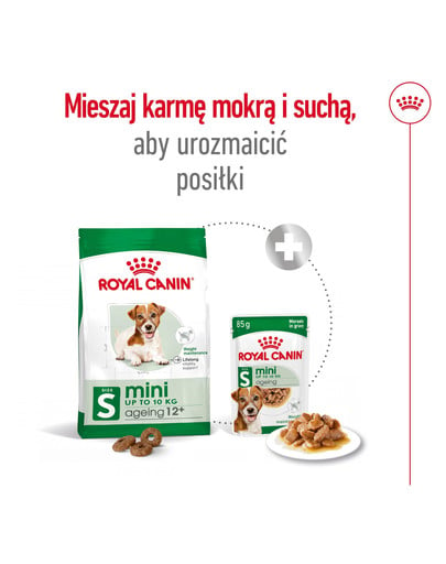 ROYAL CANIN Mini Adult 12+ 800 g karma sucha dla psów dojrzałych po 12 roku życia, ras małych