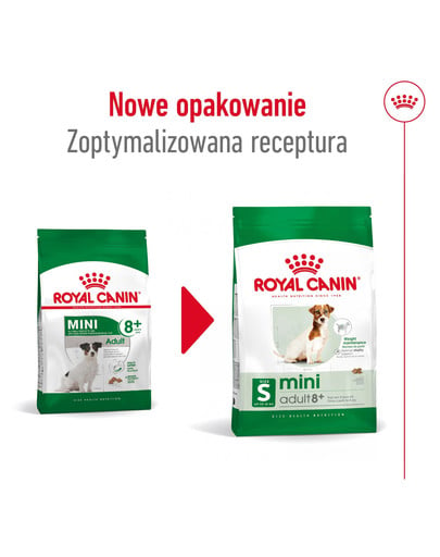 ROYAL CANIN Mini Adult 8+ 2 kg karma sucha dla psów starszych od 8 do 12 roku życia, ras małych