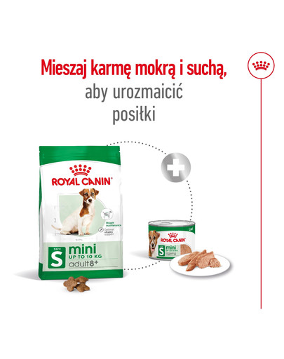 ROYAL CANIN Mini Adult 8+ 4 kg karma sucha dla psów starszych od 8 do 12 roku życia, ras małych