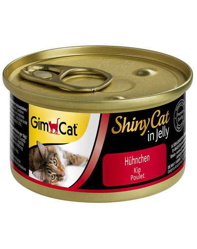 GIMCAT Shiny Cat in Jelly puszka w galaretce 70 g karma uzupełniająca dla kotów