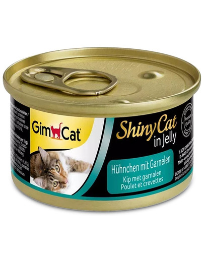 GIMCAT Shiny Cat in Jelly puszka w galaretce 70 g karma uzupełniająca dla kotów